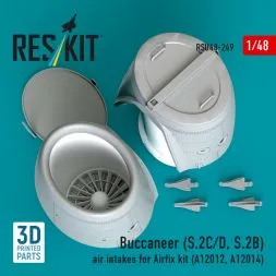 Buccaneer (S.2C/D, S.2B) air intakes for Airfix 1:48
