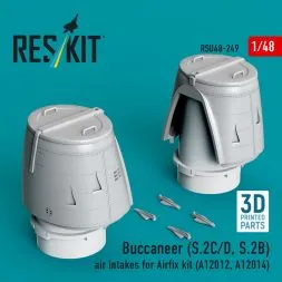 Buccaneer (S.2C/D, S.2B) air intakes for Airfix 1:48