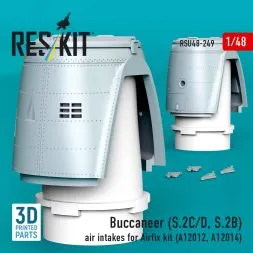 Buccaneer (S.2C/D, S.2B) air intakes for Airfix 1:48