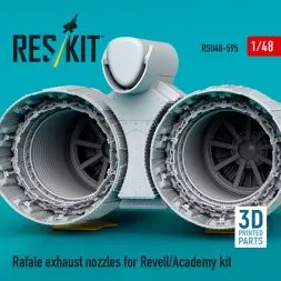 Rafale exhaust nozzles for Revell 1:48
