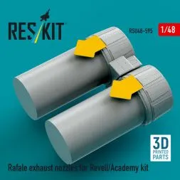 Rafale exhaust nozzles for Revell 1:48