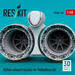 Rafale exhaust nozzles for HobbyBoss 1:48