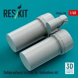 Rafale exhaust nozzles for HobbyBoss 1:48