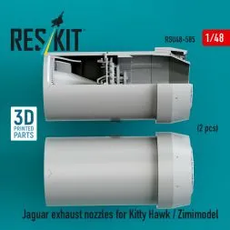 Jaguar exhaust nozzles for Kitty Hawk / Zimimodel 1:48