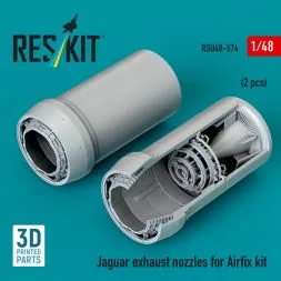 Jaguar exhaust nozzles for Airfix 1:48