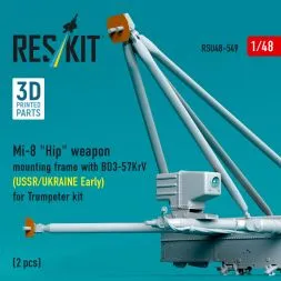 Mi-8 weapon mounting frame (early) for Trumpeter 1:48