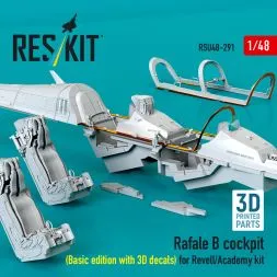 Rafale B cockpit (with 3D decals) for Revell 1:48