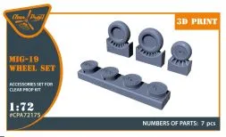 MiG-19 wheel set 1:72