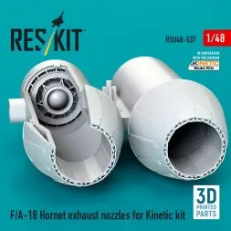 F/A-18 Hornet exhaust nozzles for Kinetic 1:48