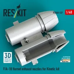 F/A-18 Hornet exhaust nozzles for Kinetic 1:48