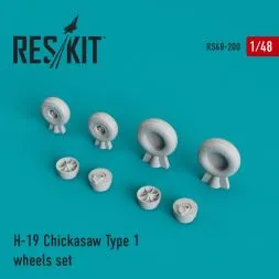H-19 Chickasaw Type 1 wheels 1:48