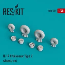H-19 Chickasaw Type 2 wheels 1:48