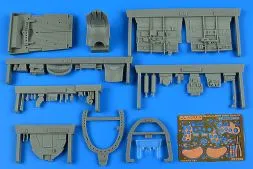 Macchi C.205V Veltro serie III cockpit set 1:32