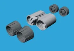Eurofighter Typhoon exhaust nozzles new Revell kit 1:72