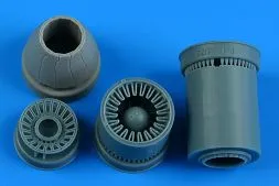 F-16CJ block 50 exhaust nozzle - closed (Tamiya) 1:72