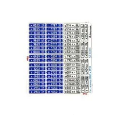 Car license plate - Russian MVD/ EMERCOM 1:35