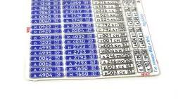 Car license plate - Russian MVD/ EMERCOM 1:35