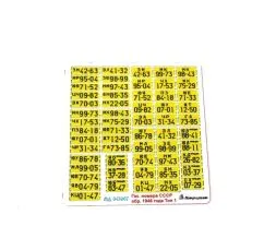 USSR car license plate v. 1946 1:43