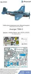 TBM-3 P.E. set (colored) for Hobby Boss 1:72
