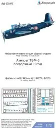 TBM-3 Avenger flaps for Hobby Boss 1:72