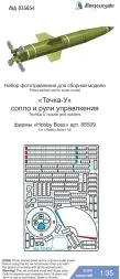 Tochka-U 9M79 nozzle and rudders for Hobby Boss 1:35