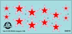 Yak-9 VVS RKKA insignia 1:48