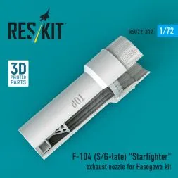 F-104 S/G-late "Starfighter" exhaust nozzle for Hasegawa 1:72