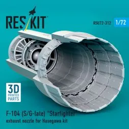 F-104 S/G-late "Starfighter" exhaust nozzle for Hasegawa 1:72
