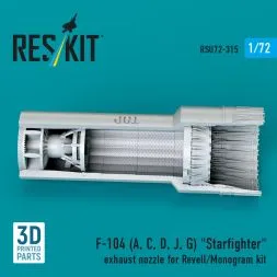 F-104 (A, C, D, J, G) exhaust nozzle for Revell 1:72