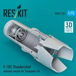 F-105 Thunderchief exhaust nozzle for Trumpeter 1:72