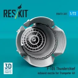 F-105 Thunderchief exhaust nozzle for Trumpeter 1:72