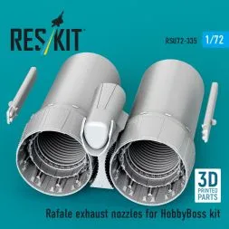 Rafale exhaust nozzles for HobbyBoss 1:72