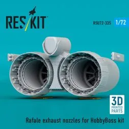 Rafale exhaust nozzles for HobbyBoss 1:72