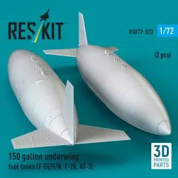 150 gallon underwing fuel tanks (F-5E/F/N, F-20, AT-3) 1:72