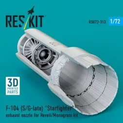 F-104 (S/G-late) exhaust nozzle for Revell 1:72