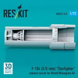 F-104 (S/G-late) exhaust nozzle for Revell 1:72