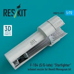 F-104 (S/G-late) exhaust nozzle for Revell 1:72