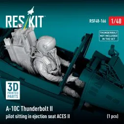 A-10C Thunderbolt II pilot sitting in ejection seat 1:48