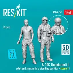 A-10C Thunderbolt II pilot and airman (scene 1) 1:48