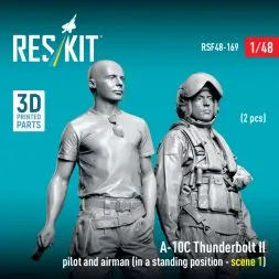 A-10C Thunderbolt II pilot and airman (scene 1) 1:48