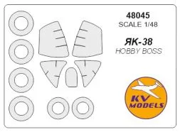 Yak-38 mask for Hobby Boss 1:48
