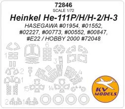 He 111P/H/H-2/3 mask for Hasegawa 1:72