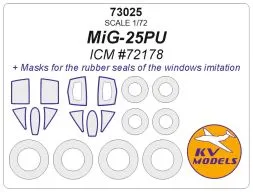 MiG-25PU mask for ICM 1:72