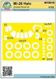 Mil Mi-26 mask for Zvezda/ Revell 1:72
