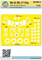 Mi-8/ Mi-17 mask for Zvezda 1:72