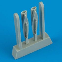F-8 Crusader air scoops for Academy 1:72