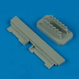 P-51B/C Mustang exhaust für Hasegawa 1:72