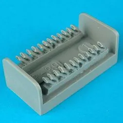 P-400 Airacobra exhaust für Hasegawa 1:48