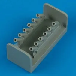 Spitfire Mk. IX exhaust - round 1:48