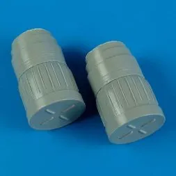MiG-29 correct exhaust nozzles w/ covers for Academy 1:48